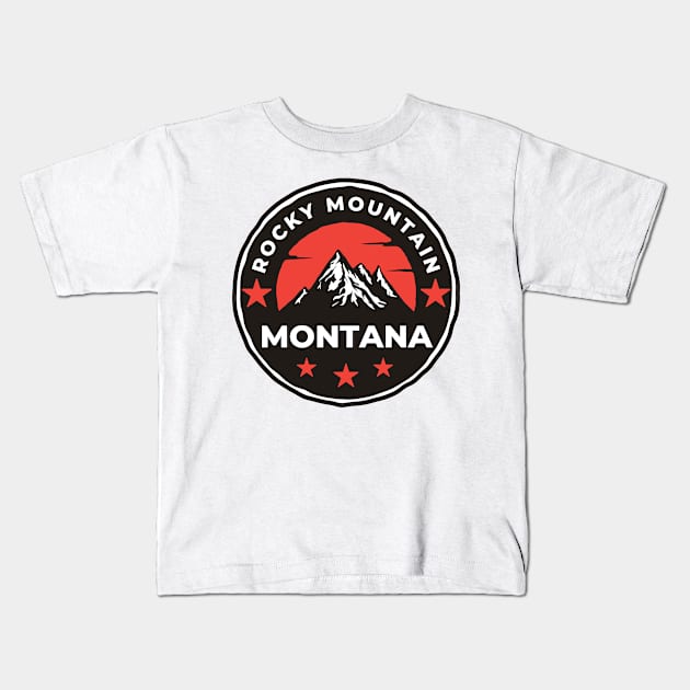 Rocky Mountain Montana - Travel Kids T-Shirt by Famgift